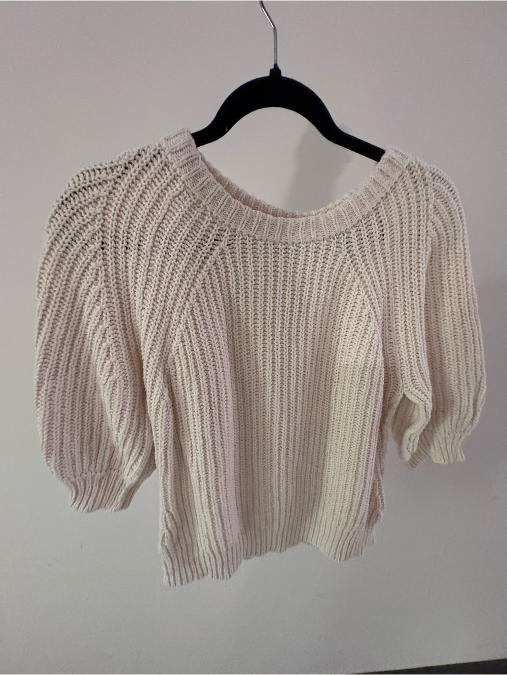 Apiece Apart Cream Knit Women's Sweater